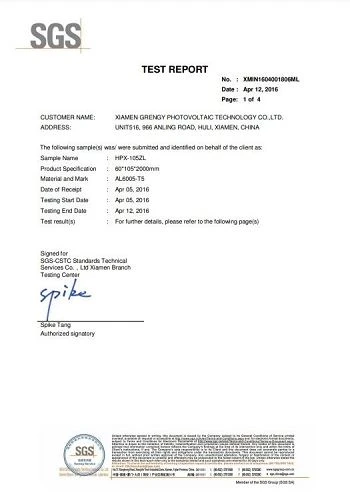 HPX-105ZL SGS Test report(001)
