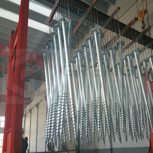 product-1-1 production process of adjustable screw pile with little blades(001)