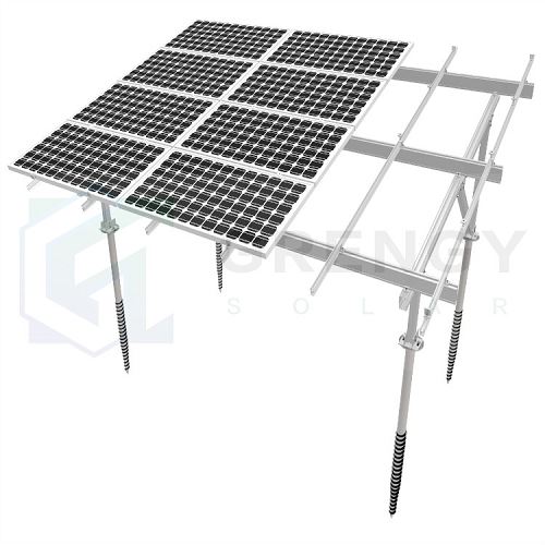 product-1-1 solar mounting system with adjustable screw pile with little blades(001)