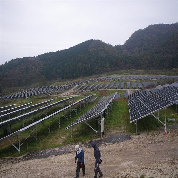 Double Column Solar Ground Mounting System
