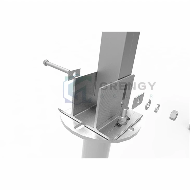 Double Column Solar Ground Mounting System