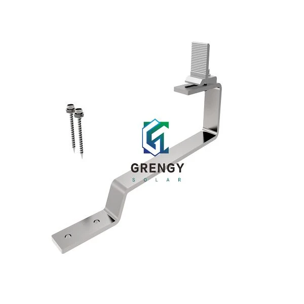 #7 solar hook for flat tile roof