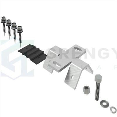 台形金属屋根用ソーラークランプ