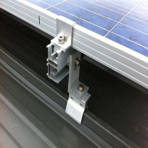 solar panel end clamp