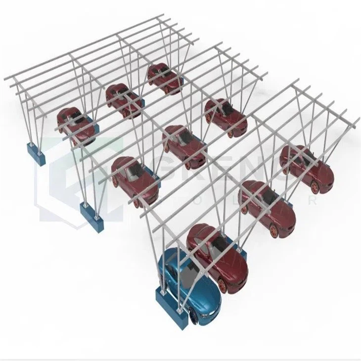 アルミニウム製ソーラーカーポート取り付けシステム