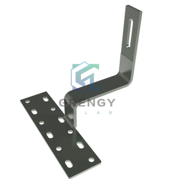 Solar Panel Tile Roof Hook Rack Mounting System
