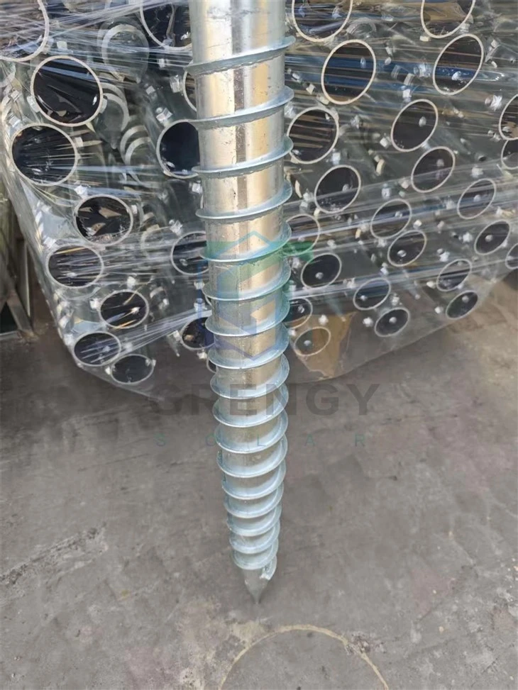 Adjustable Galvanized Ground Screws