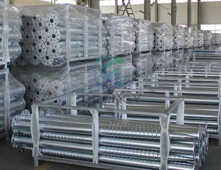Helical Piles Screw Piles Ground Screw Foundatioin For Solar Panel