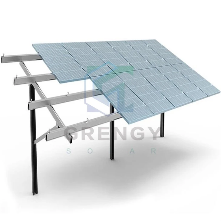 太陽光発電杭の取付構造