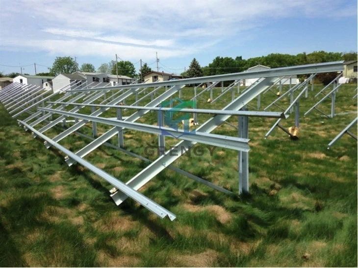 Pile Driven Solar Mounting System
