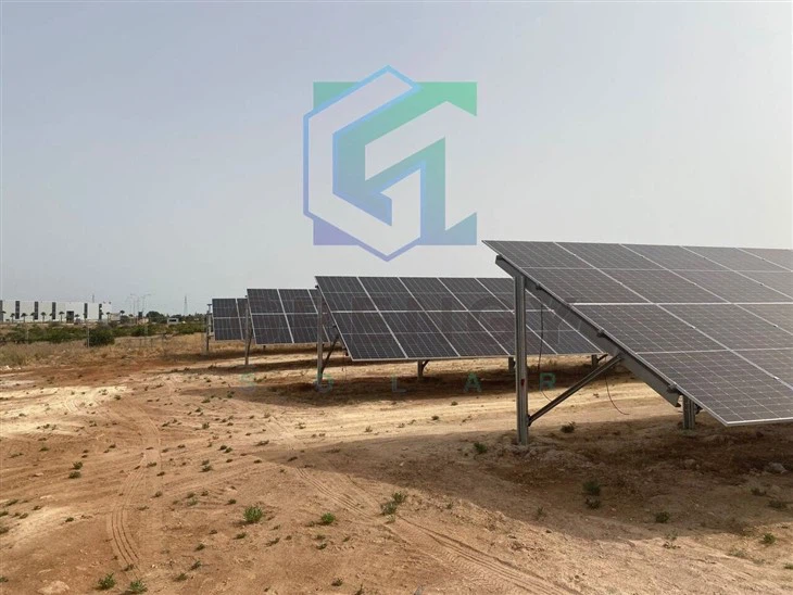 Pile Ramming Solar Mounting System Structure