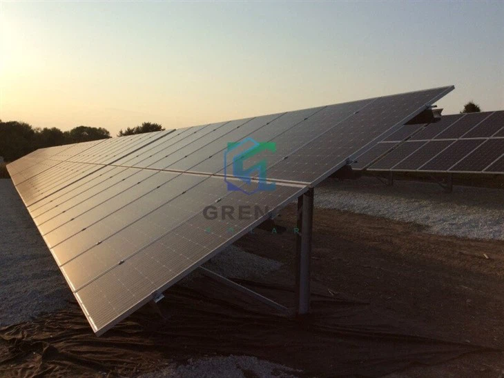 Pile Ramming Solar Mounting System Structure