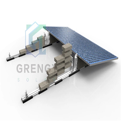 最新のソーラーバラストマウントシステム