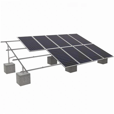 コンクリート基礎を備えた太陽光発電地上設置システム