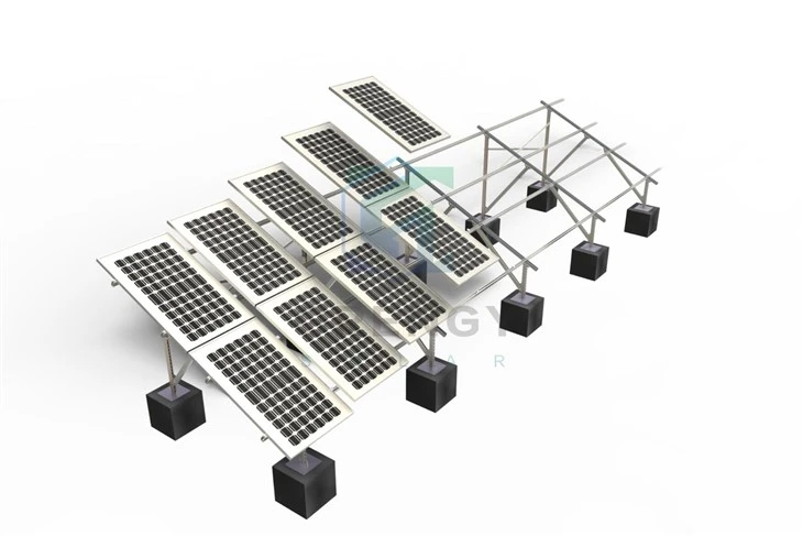 Solar Panel Racking System Concrete Base
