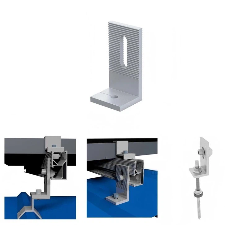 台形金属屋根ソーラーマウント